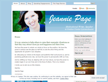 Tablet Screenshot of jeanniepage.com